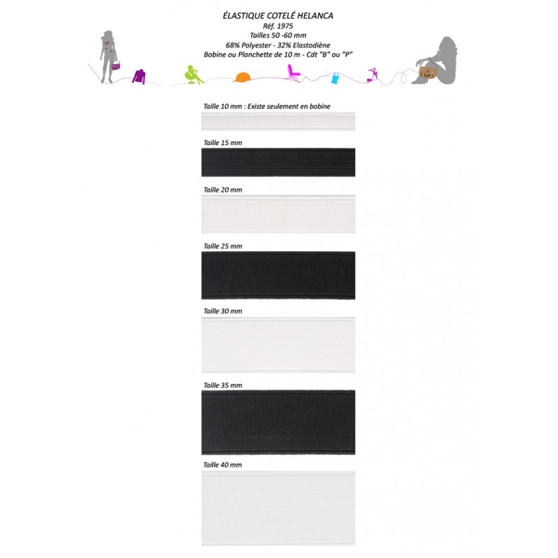 Stephanoise S1975 - ELASTIQUE COTELE