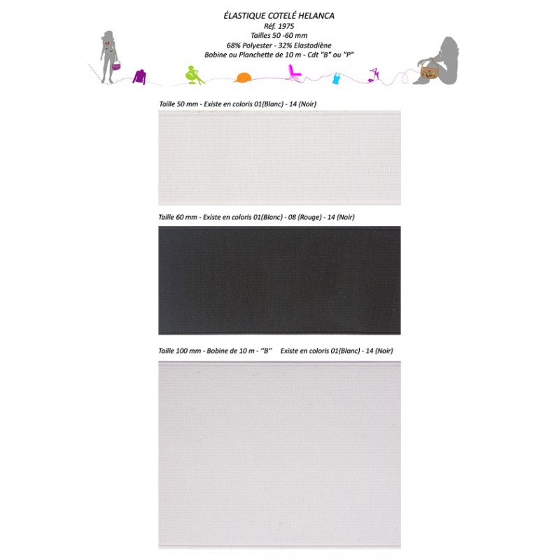Stephanoise S1975 - ELASTIQUE COTELE