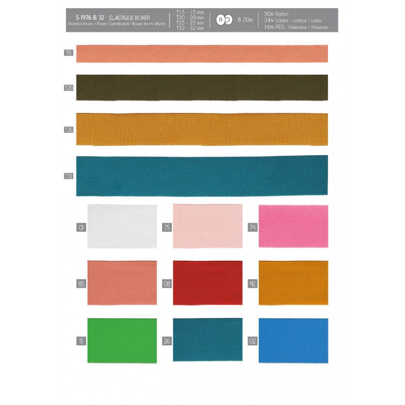Stephanoise S1976 - ÉLASTIQUE BOXER