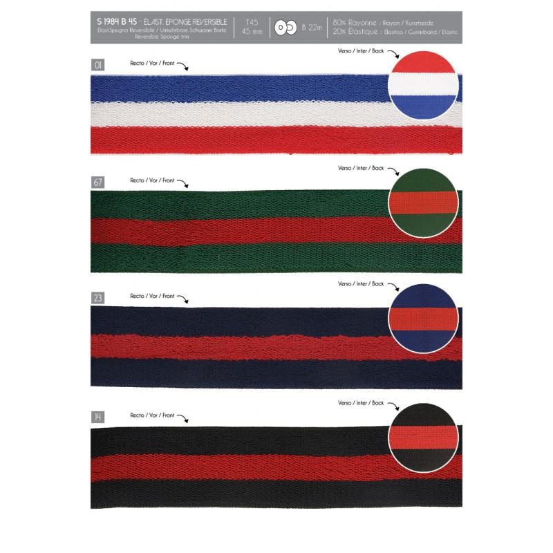 Stephanoise S1984 - ELASTIQUE ÉPONGE REVERSIBLE