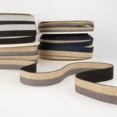 stephanoise S1989 - ÉLASTIQUE BI-COLORE MÉTAL