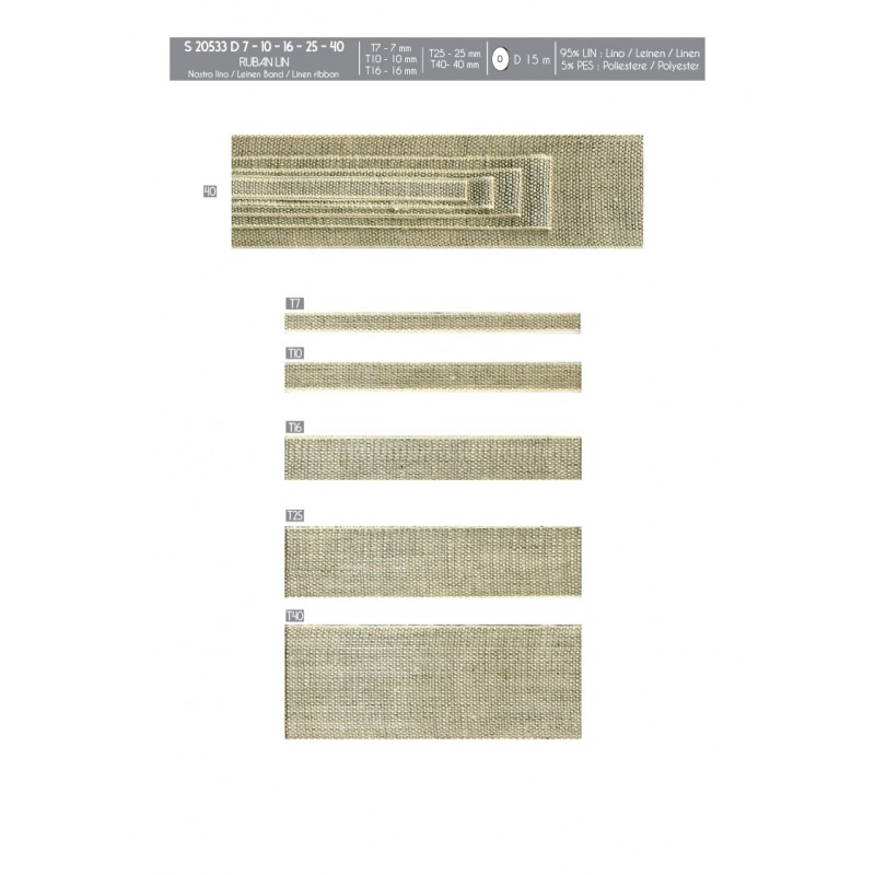 Stephanoise S20533 - RUBAN LIN