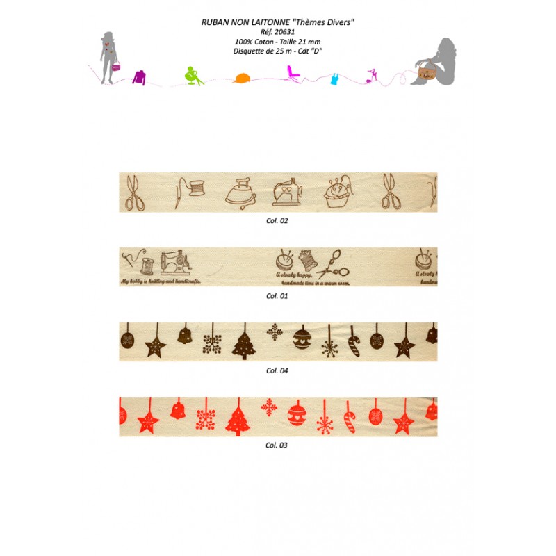 Stephanoise S20631 - RUBAN "THEMES DIVERS"