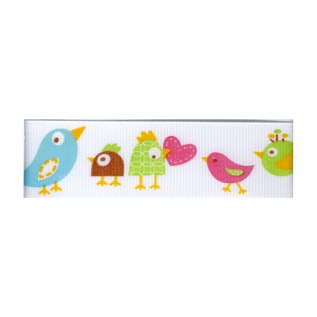 stephanoise S20693 - RUBAN IMPRIME ANIMAUX 25MM