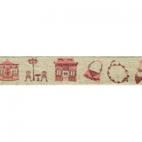 stephanoise S20696 - RUBAN IMPRIME THEME MODE 20MM