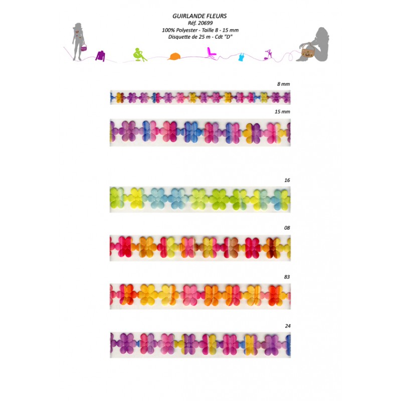 Stephanoise S20699 - GUIRLANDE FLEURS