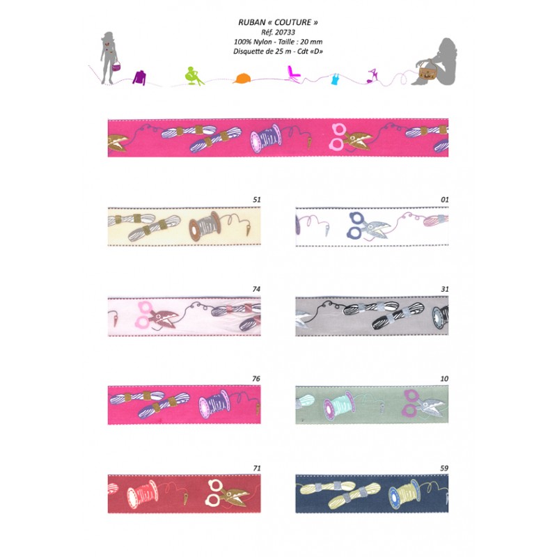 Stephanoise S20733 - RUBAN "COUTURE"