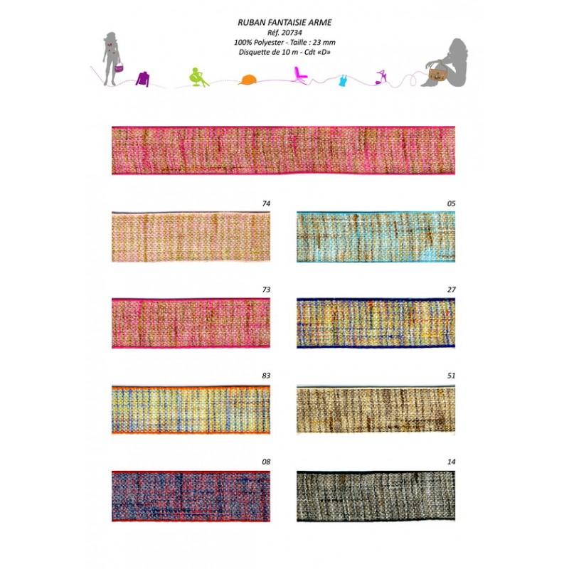 Stephanoise S20734 - RUBAN FANTAISIE ARME