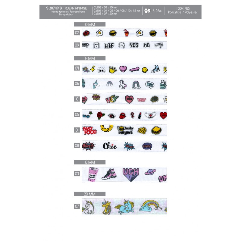 Stephanoise S20749 - RUBAN FANTAISIE