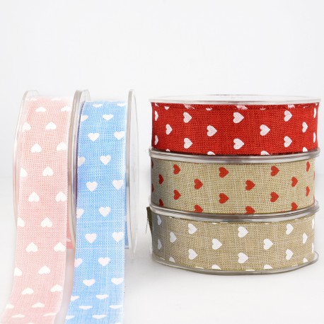 stephanoise S20750 - RUBAN MOTIF COEURS