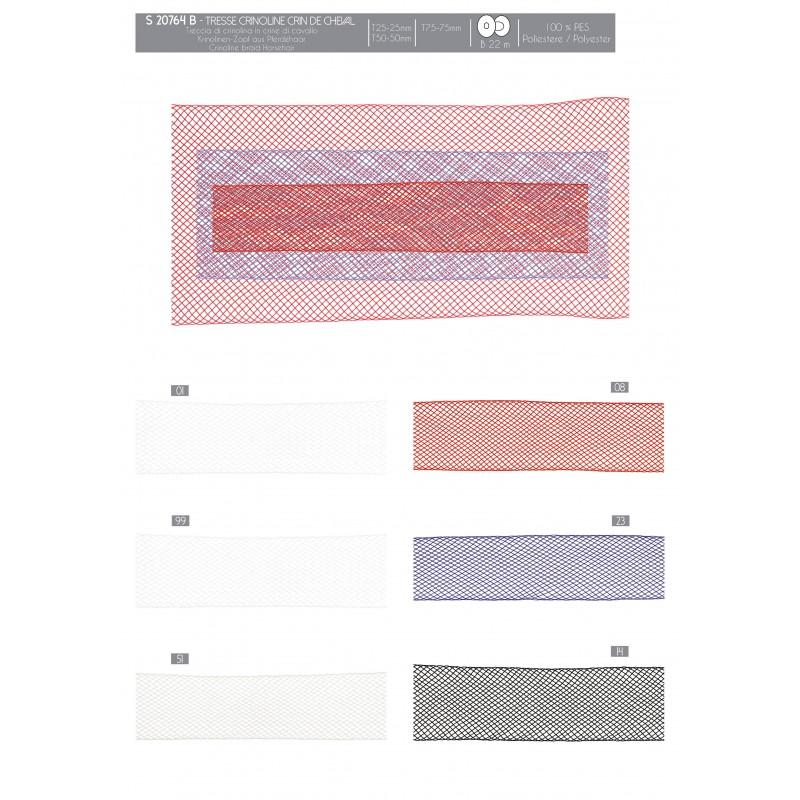 Stephanoise S20764 - TRESSE CRINOLINE CRIN DE CHEVAL