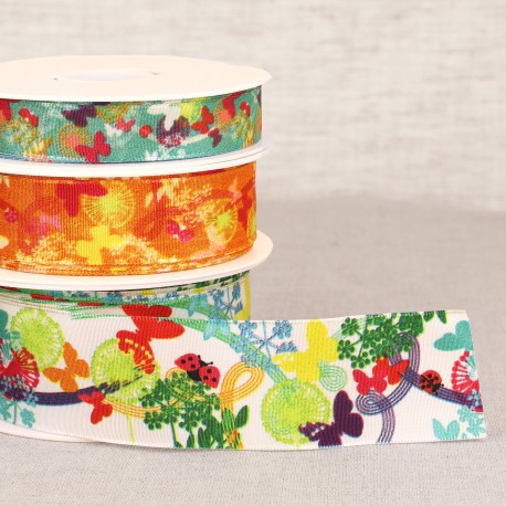 stephanoise S20772 - RUBAN LAITONNÉ PAPILLONS