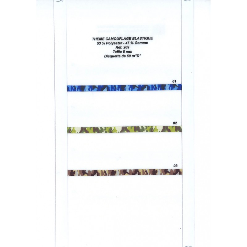 Stephanoise S209 - ELASTIQUE CAMOUFLAGE