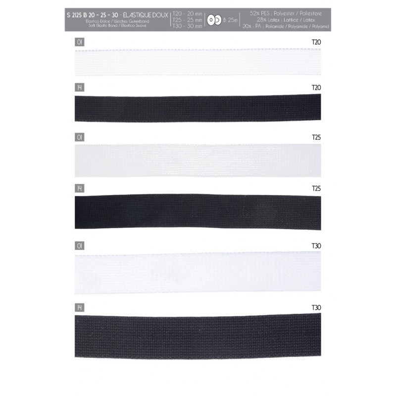 Stephanoise S2125 - ÉLASTIQUE DOUX