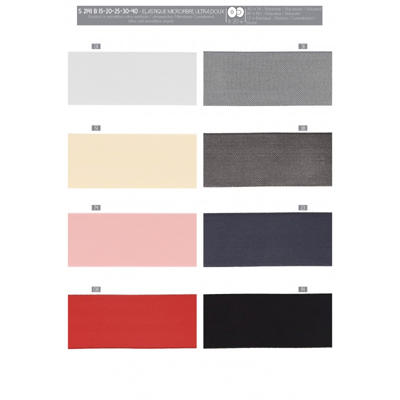 Stephanoise S2141 - ELASTIQUE MICROFIBRE ULTRA DOUX