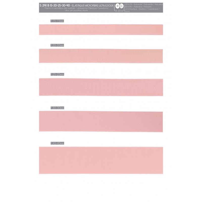 Stephanoise S2141 - ELASTIQUE MICROFIBRE ULTRA DOUX
