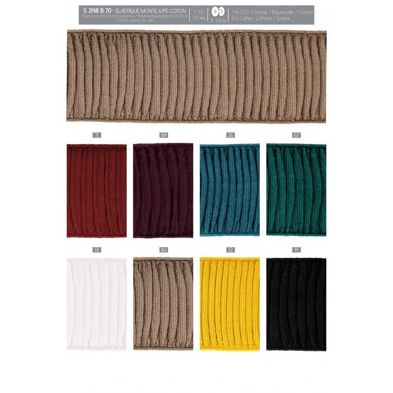 Stephanoise S2148 - ELASTIQUE MONTE JUPE COTON