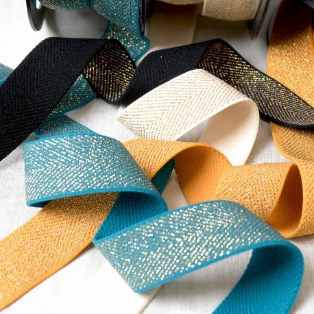 stephanoise S2149 - ELASTIQUE CHEVRONS METALLIQUES