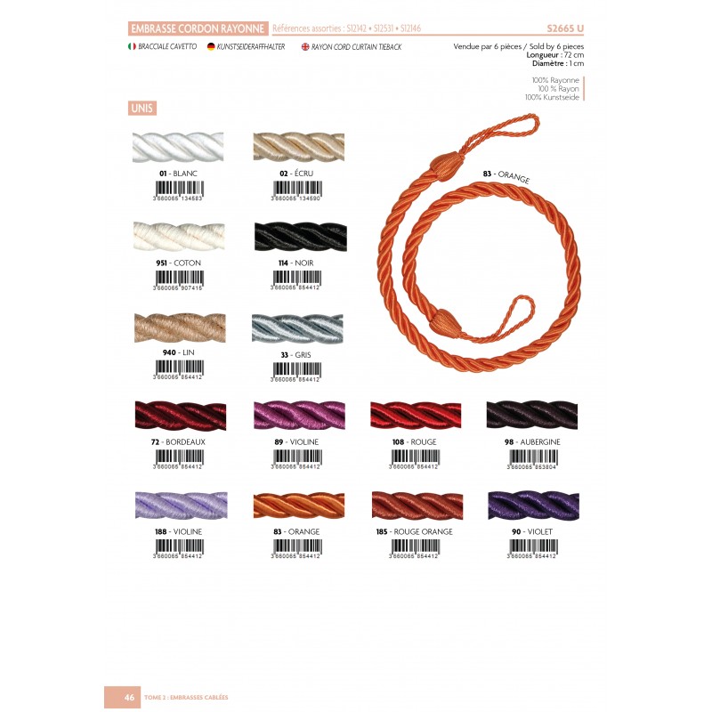 Stephanoise S2665 - PETIT CORDON RAYONNE (6)