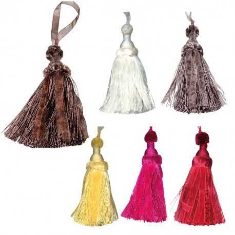 Stephanoise S2931 - POMPON CLE TETE CHENILLE