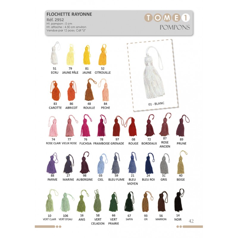 Stephanoise S2952 - POMPON RAYONNE