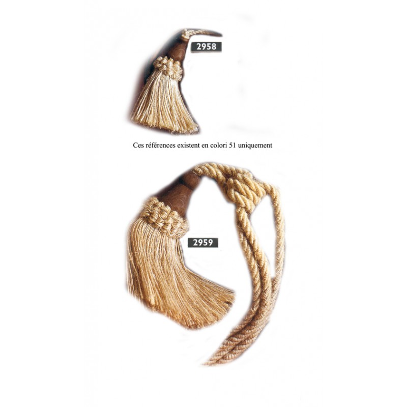 Stephanoise S2958 - POMPON JUTE X6