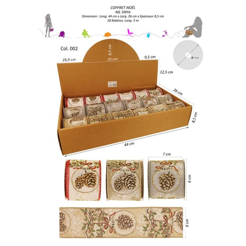 Stephanoise S30056 - COFFRET NOËL 18PCS X 3MTS