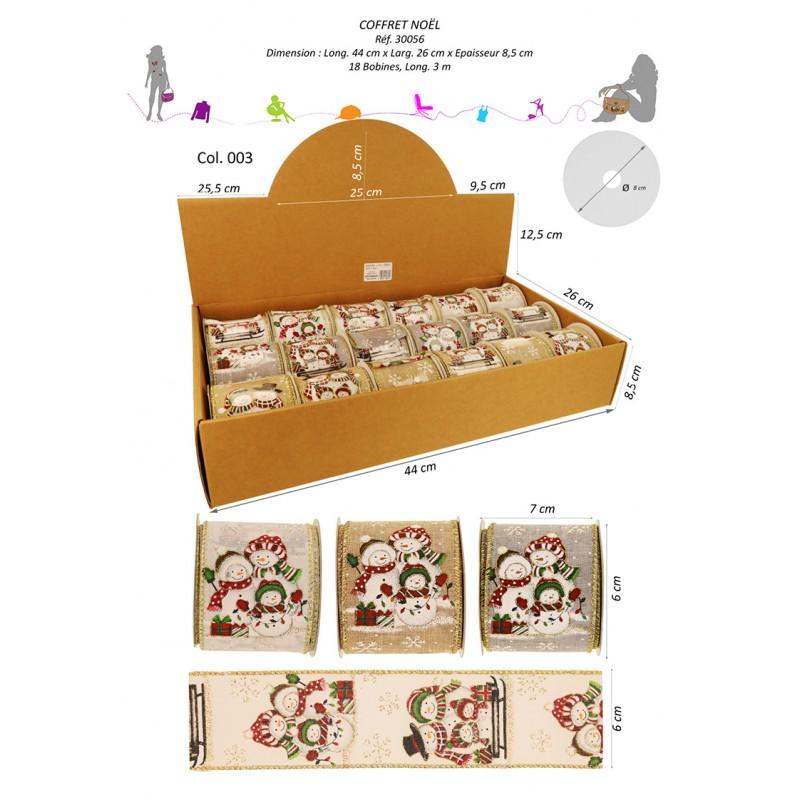 Stephanoise S30056 - COFFRET NOËL 18PCS X 3MTS