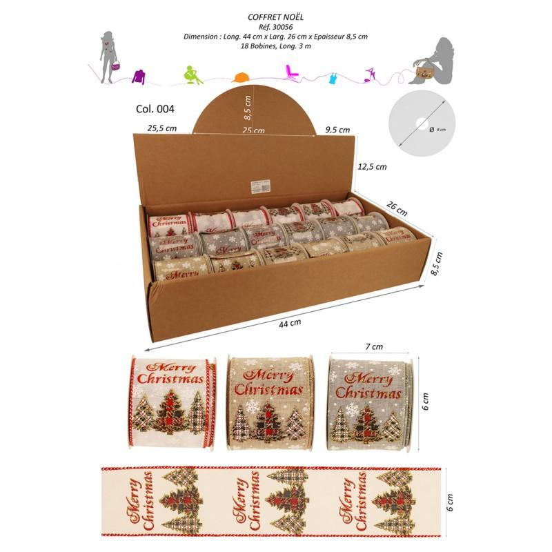 Stephanoise S30056 - COFFRET NOËL 18PCS X 3MTS