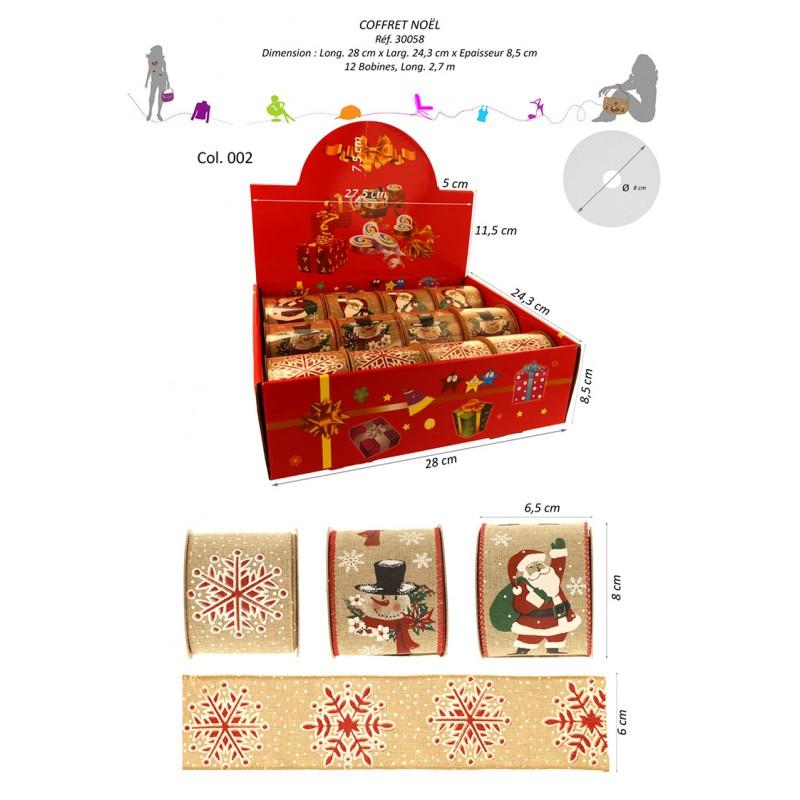 Stephanoise S30058 - COFFRET NOEL 12PCS X 2 70MTS