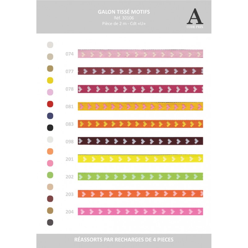 Stephanoise S30106 - COEUR BOBINETTE 2MTS