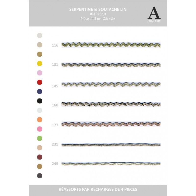 Stephanoise S30110 - LIN N°1 BOBINETTE 2MTS