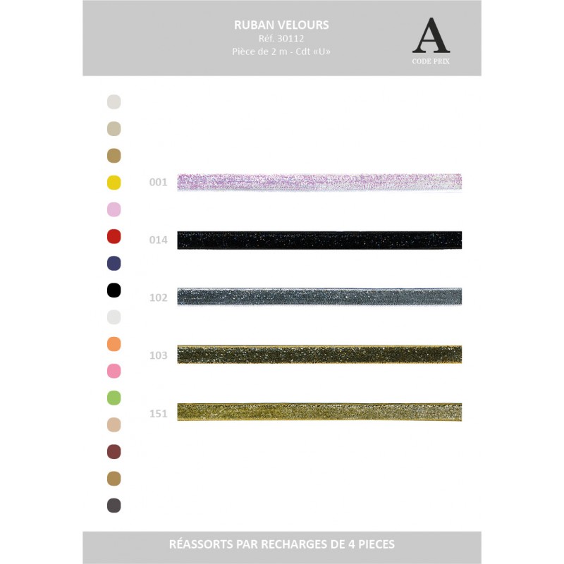 Stephanoise S30112 - VELOURS BOBINETTE 2MTS