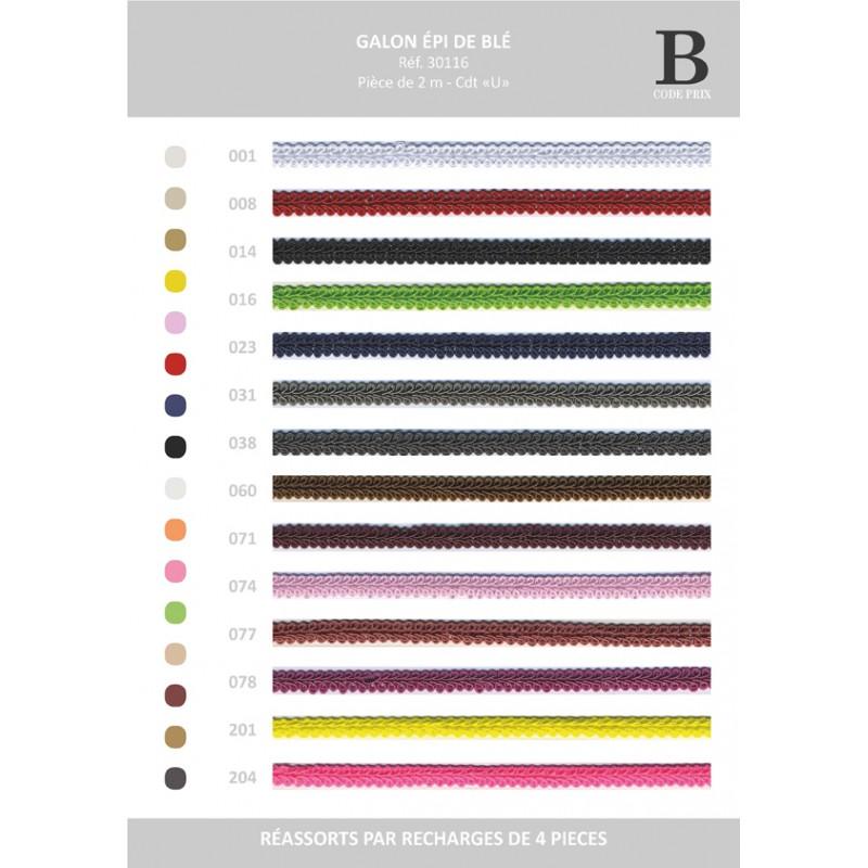 Stephanoise S30116 - GALON ROBE BOBINETTE 2MTS