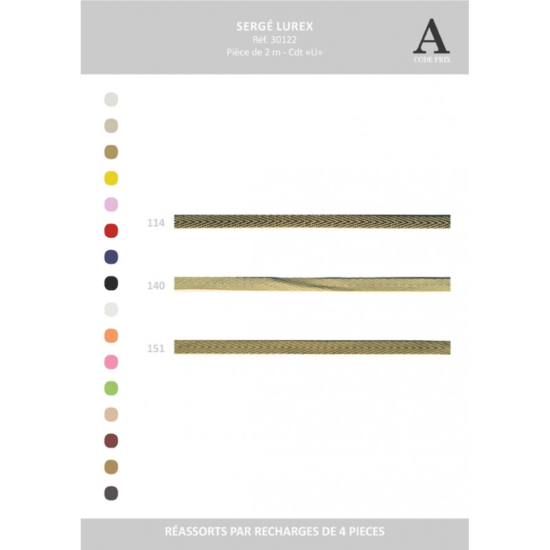 Stephanoise S30122 - SERGE LUR BOBINETTE 2MTS