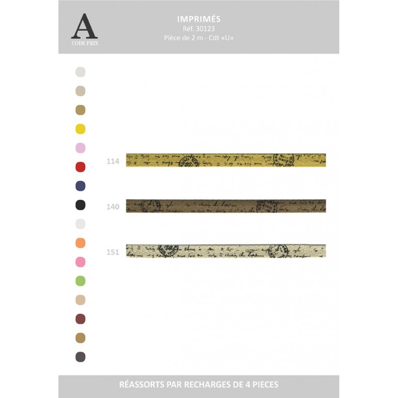 Stephanoise S30123 - IMPRIMES BOBINETTE 2MTS