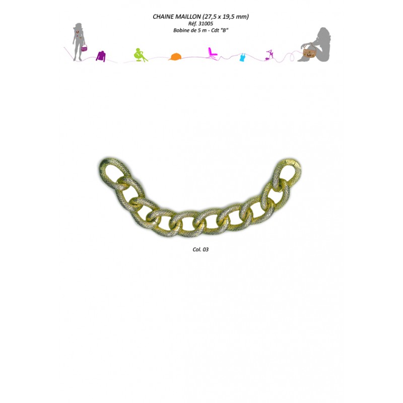 Stephanoise S31005 - CHAINE MAILLON 27 5X19 5