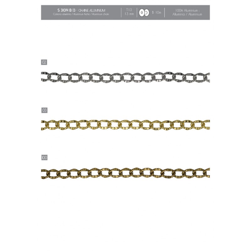 Stephanoise S31014 - CHAINE ALUMINIUM