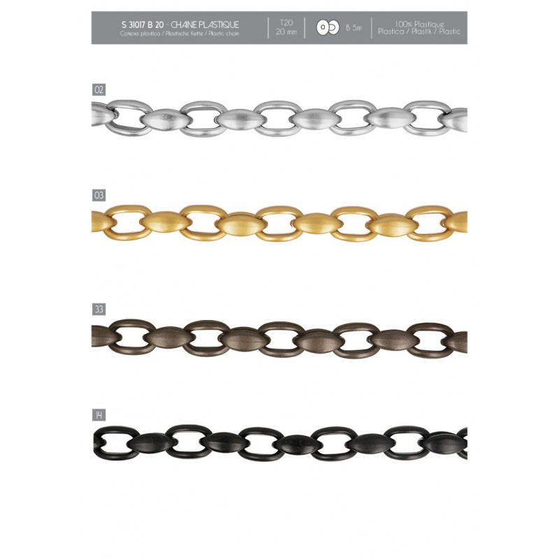 Stephanoise S31017 - CHAINE PLASTIQUE