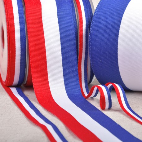 stephanoise S313 - RUBAN TRICOLORE FRANCAIS RAYE
