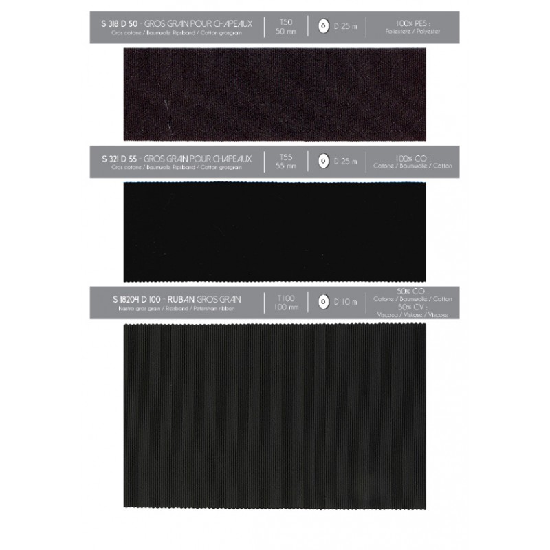 Stephanoise S318 - GROS GRAIN 100% POLYESTER