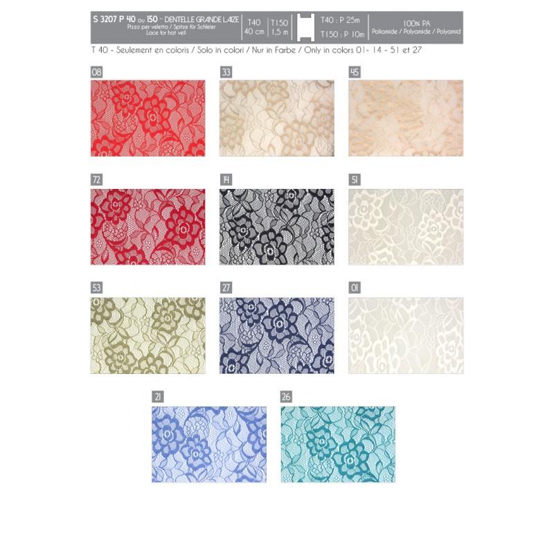 Stephanoise S3207 - DENTELLE POUR VOILETTE