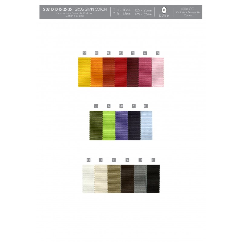 Stephanoise S321 - GROS GRAIN COTON