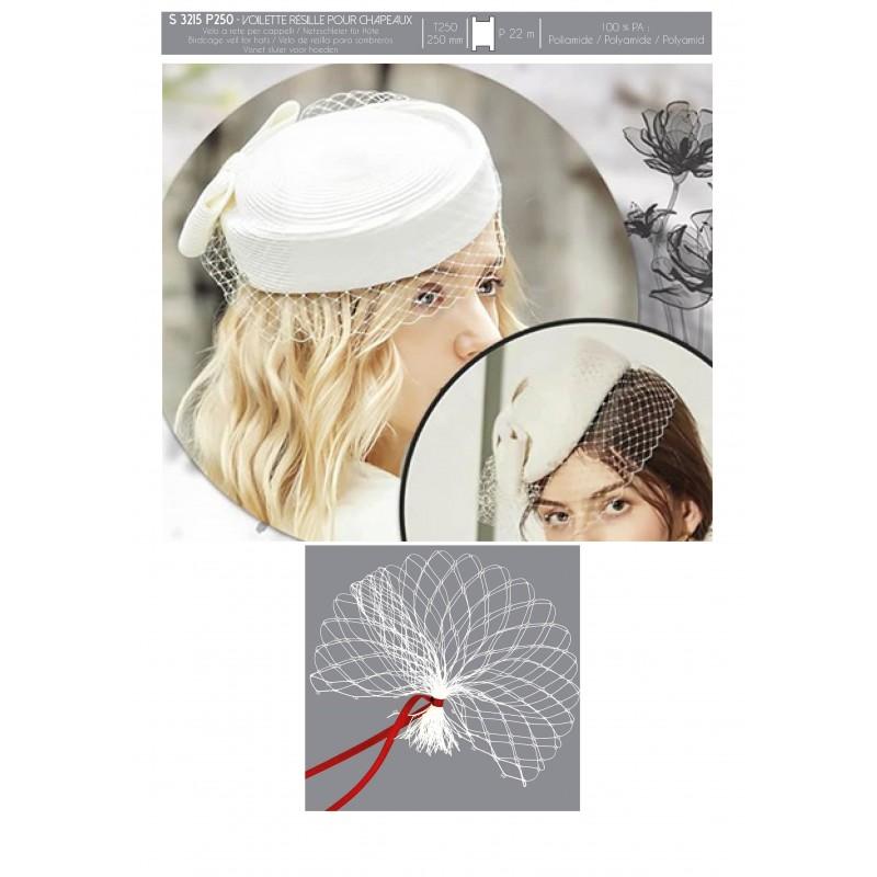 Stephanoise S3215 - VOILETTE RÉSILLE POUR CHAPEAUX