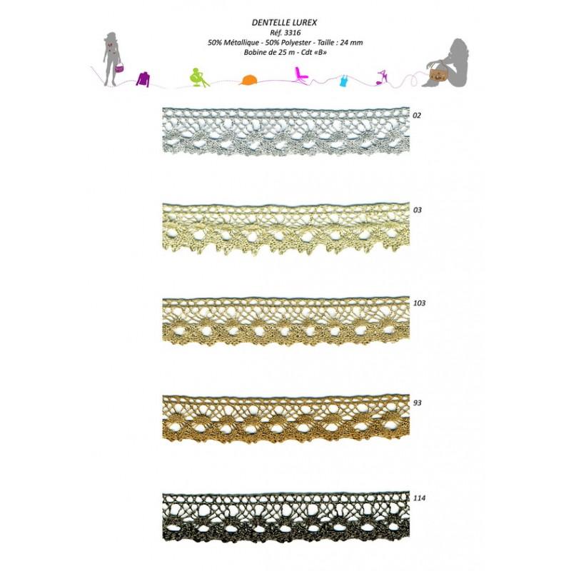 Stephanoise S3316 - DENTELLE METAL