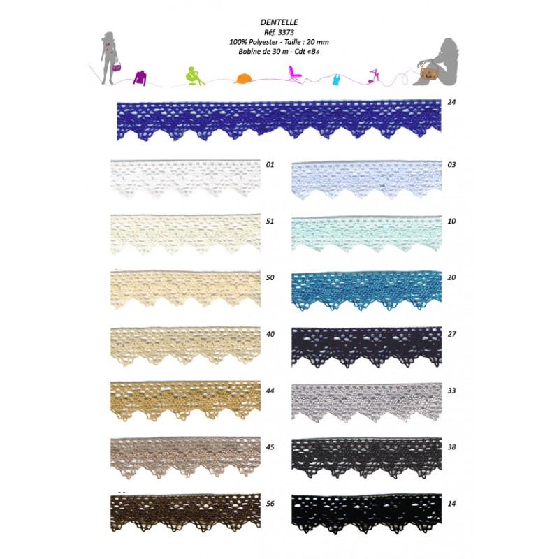 Stephanoise S3373 - DENTELLE 100 % POLYESTER