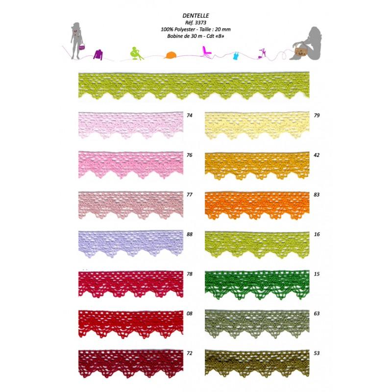 Stephanoise S3373 - DENTELLE 100 % POLYESTER