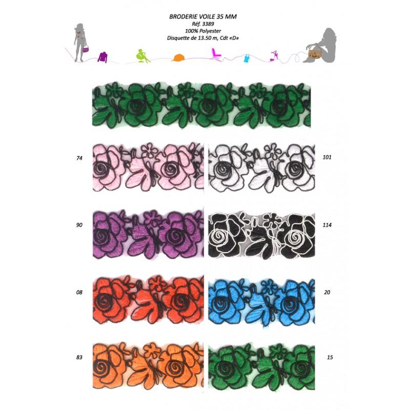 Stephanoise S3389 - BRODERIE/VOILE 35 MM