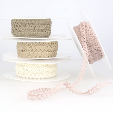 stephanoise S3393 - DENTELLE COTON 8MM 100% COTON