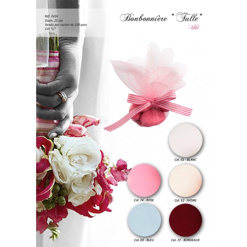 Stephanoise S3416 - ROND TULLE UNI X100 PCS